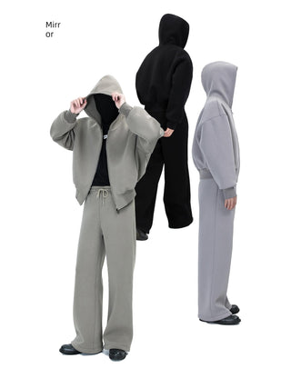 [SOUTH FISH] hooded sweat suit
