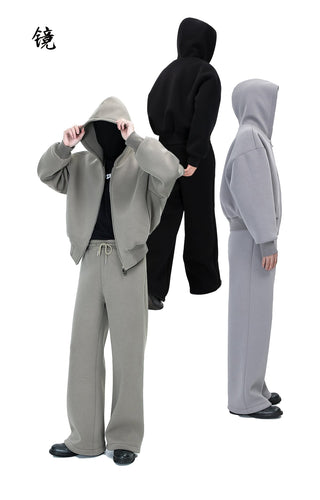 [SOUTH FISH] hooded sweat suit