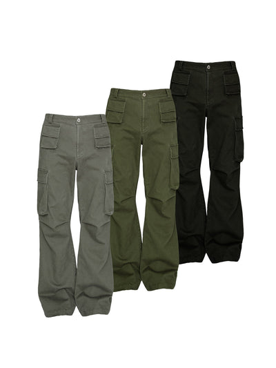 [SOUTH FISH] distressed overalls