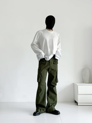 [SOUTH FISH] distressed overalls