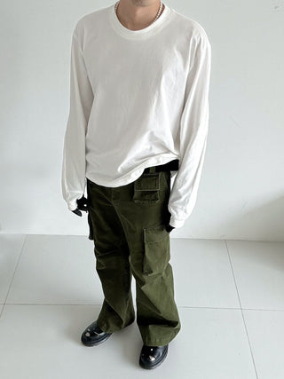 [SOUTH FISH] distressed overalls