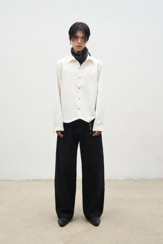[SOUTH FISH] maple collar shirt