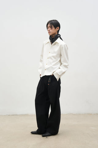 [SOUTH FISH] maple collar shirt