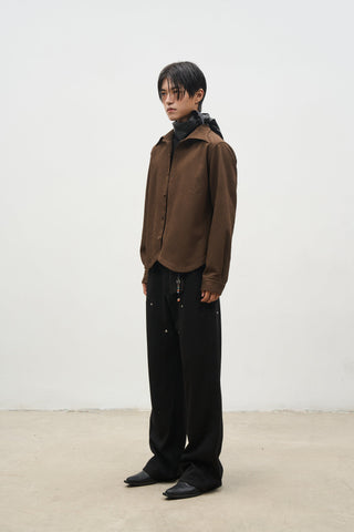 [SOUTH FISH] maple collar shirt