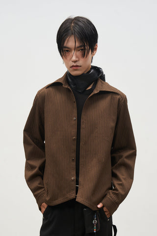 [SOUTH FISH] maple collar shirt