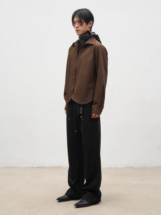 [SOUTH FISH] maple collar shirt