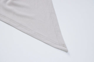 Irregular Slim V neck Long Dress