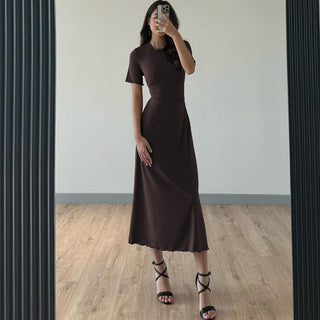 Short sleeved Long Dress
