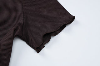 Short sleeved Long Dress