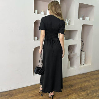 Short sleeved Long Dress