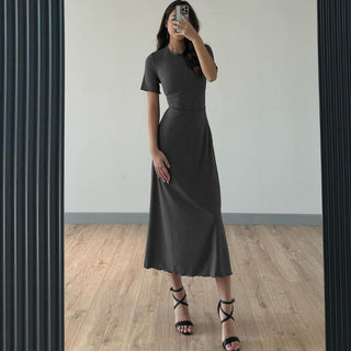 Short sleeved Long Dress