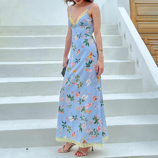 Printed Dinner long Dress