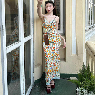 Printed Dinner long Dress