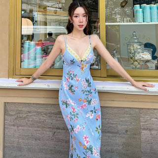 Printed Dinner long Dress