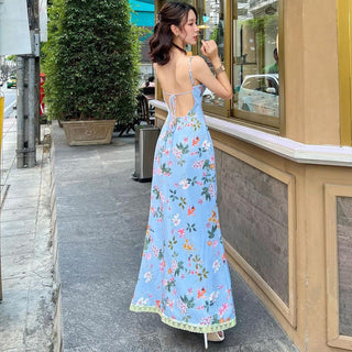 Printed Dinner long Dress