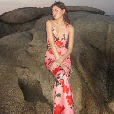 Floral Printed Maxi Dress