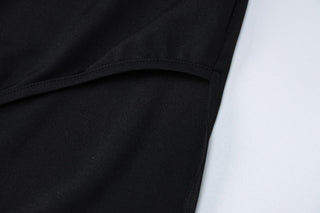 sexy back hollow split slim dress