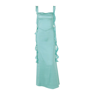 Backless Pure Long Dress