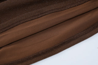 sexy fold slim hip dress