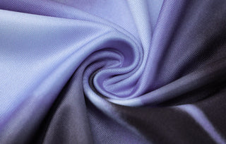 Blue Gradient U collar lace up slim hip dress