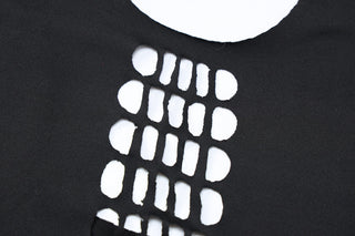 sexy back slim Black suspender dress