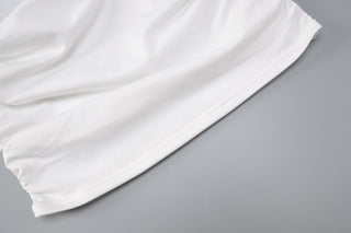 Long sleeved pleated dress