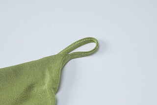 sexy backless strap tie slim dress