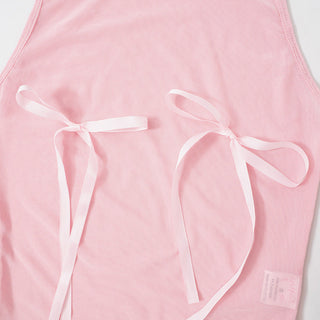 Sweet Girl Pink Short Bow Top