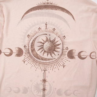 Long sleeved mesh thin top