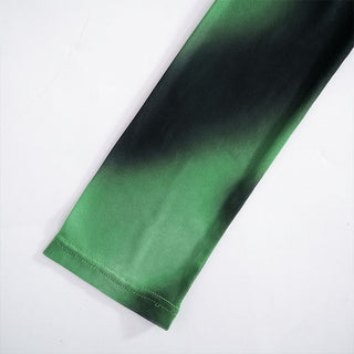 gradient shoulder length sleeve top