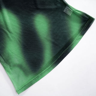 gradient shoulder length sleeve top