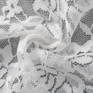 white lace hollow lace off tops