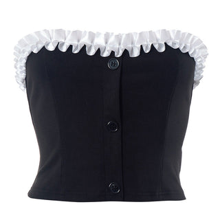 Spring sweet spicy tube top