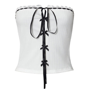 Binding Tie Tie Sleeveless Trust Top