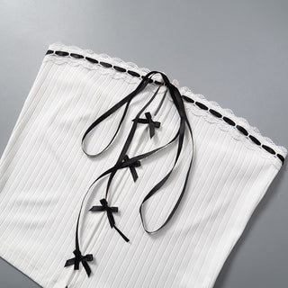 Binding Tie Tie Sleeveless Trust Top