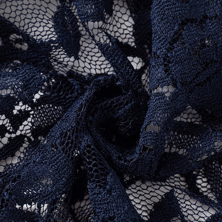 lace strap black square neck top