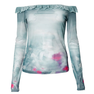lotus leaf long sleeved top