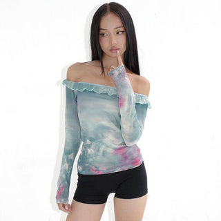 lotus leaf long sleeved top