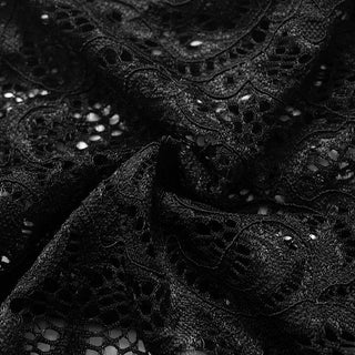 Lace up see through lace backless cami top