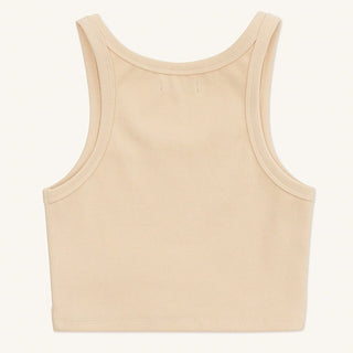 Print thin thread exposed navel top