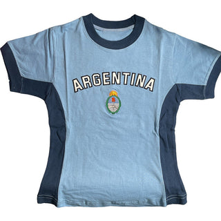 y2k crop retro pattern T-shirt