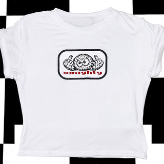 knitted short sleeved T shirt top