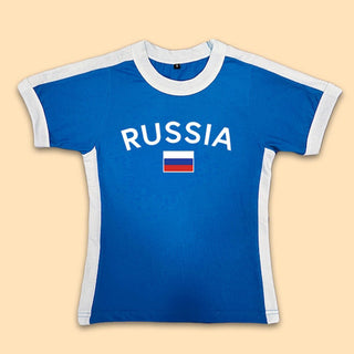 Bosnia letter stitch short T shirt top