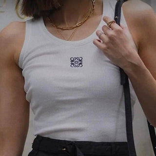 slim fit street cotton short vest top