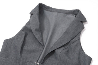 Elegant Lasel Lace-up Slim-fit Vest Top