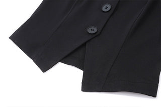 Lapel Neck Small Vest Fit + Pleated Skirt suit