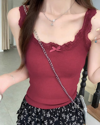 Lace Camisole pink Inner Top