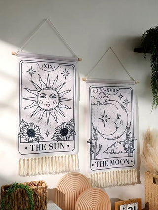 Sun and Moon Tarot Tapestry