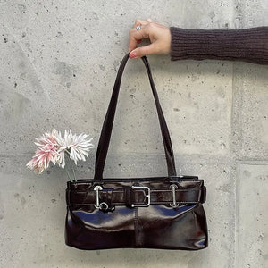 square buckle shoulder bag (4c)