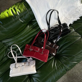 square buckle shoulder bag (4c)